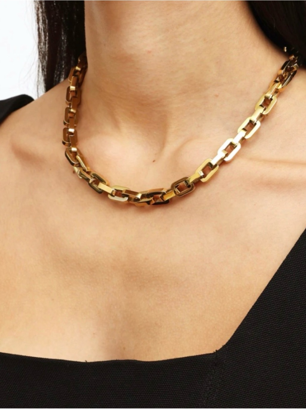 Eddie Borgo Supra Link Gold Necklace | Chunky Link | Statement Necklace Luxury